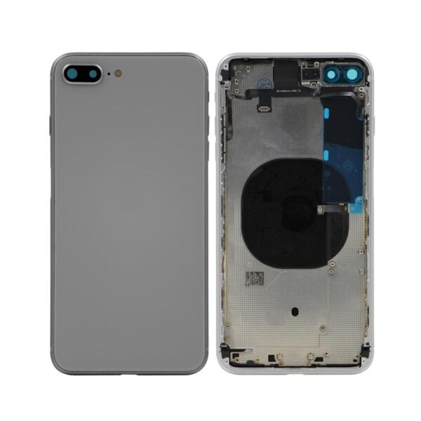 Back Housing for iPhone 8 Plus (No Logo) (Silver)