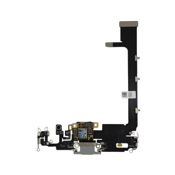 Charging Dock Flex w/ Board Component for iPhone 11 Pro Max (Silver)