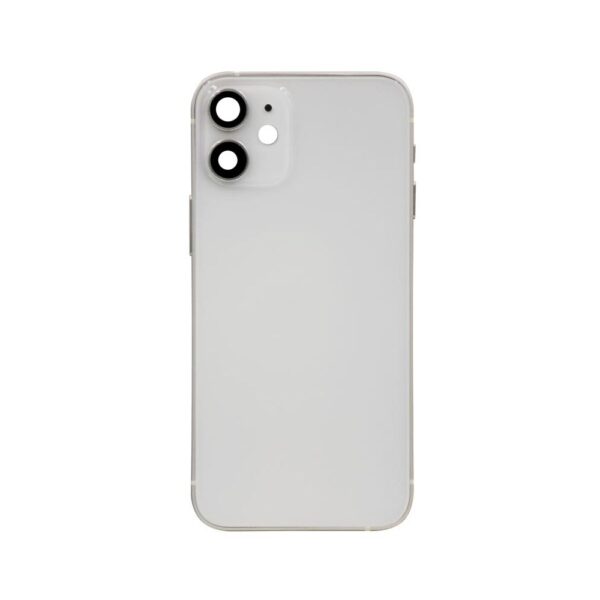 Back Housing for iPhone 12 Mini (No Logo) (White)