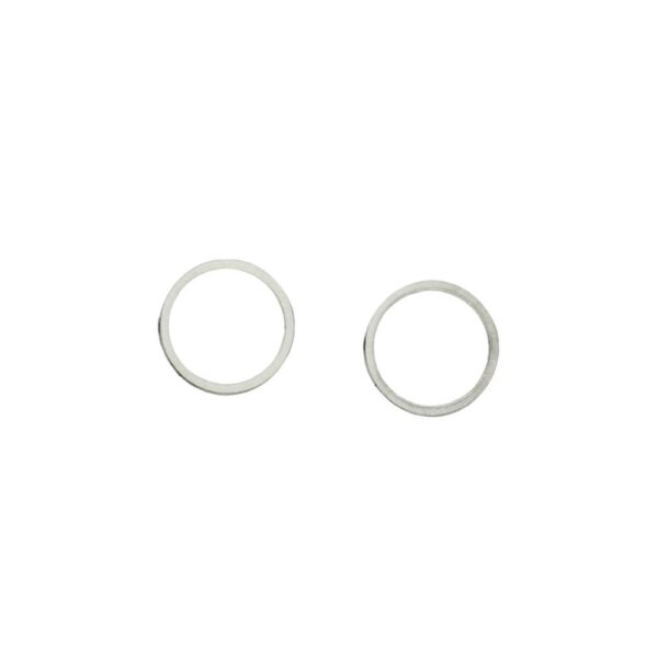 Rear Camera Rings for iPhone 12 Mini (White)