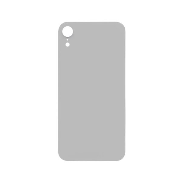 Glass Back Cover for iPhone XR (No Logo) (White)