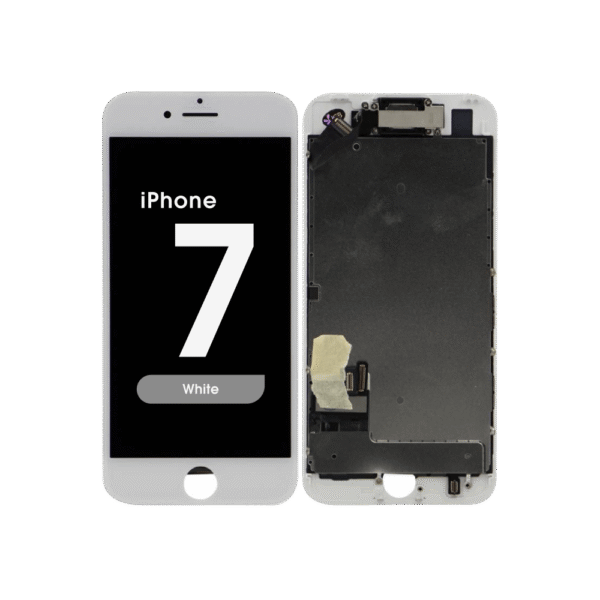 Complete Assembly - LCD Screen and Digitizer Assembly for iPhone 7 (Front Camera / Prox Sensor / Earspeaker Pre-Installed) (White)