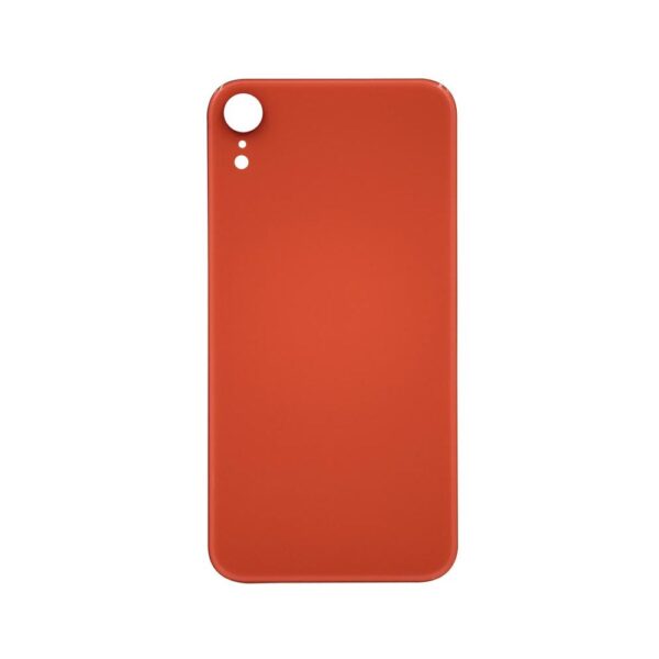 Glass Back Cover for iPhone XR (No Logo) (Coral)