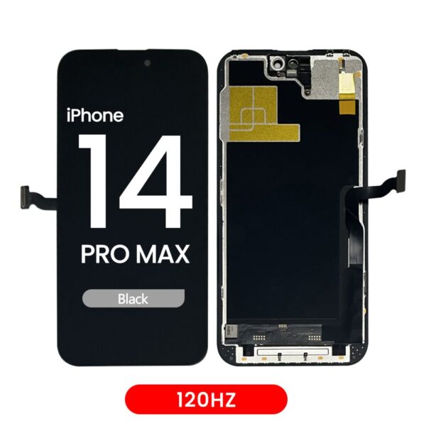 LCD Screen and Digitizer Assembly for iPhone 14 Pro Max (Black) (IC Swappable)