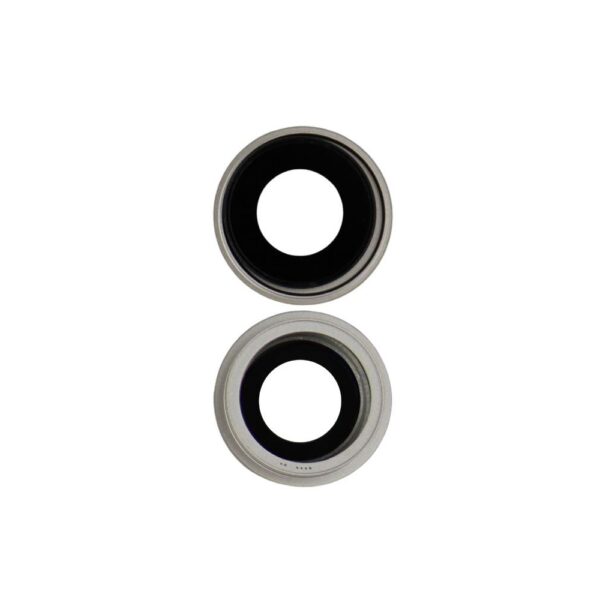 Premium - Rear Camera Lens w/ Rings for iPhone 14 Plus (2 Piece Set) (Starlight)