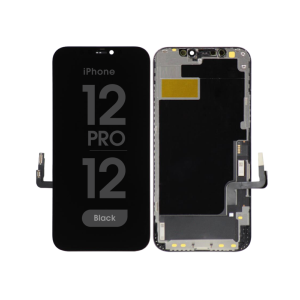 Aftermarket LCD Screen and Digitizer Assembly for iPhone 12 Pro (Black)
