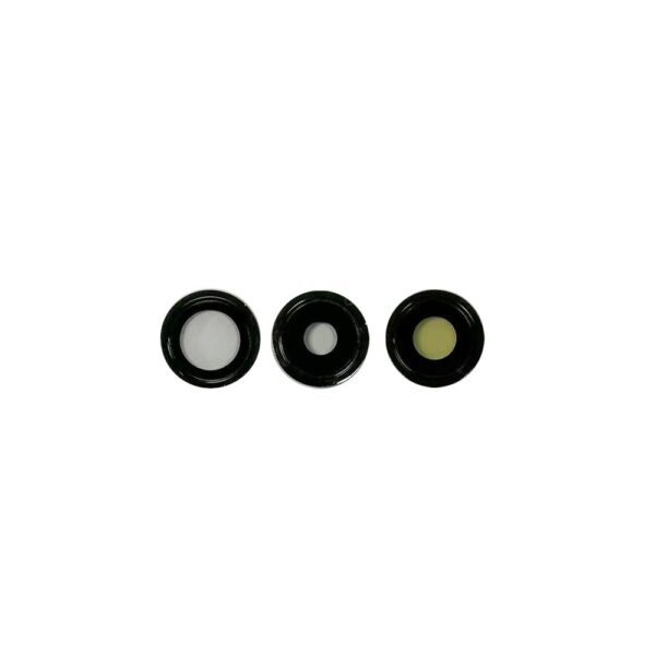 Premium - Rear Camera Lens w/ Rings for iPhone 13 Pro (Real Sapphire) (Alpine Green)