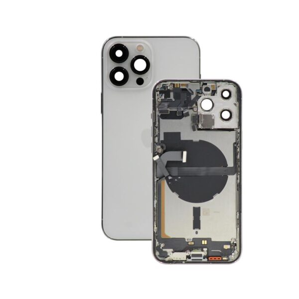 Back Housing for iPhone 13 Pro Max (US Version) (Grade A) (Silver)