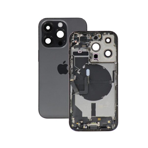 Back Housing for iPhone 14 Pro (US Version) (Grade B) (Space Black)
