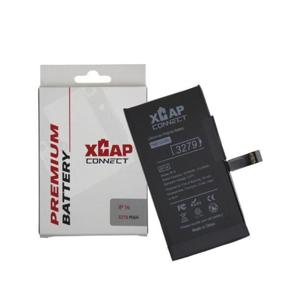 Battery Cell w/ Built-In Flex for iPhone 14 (BMS) (3279 mAh) (No Spot Weld Required)