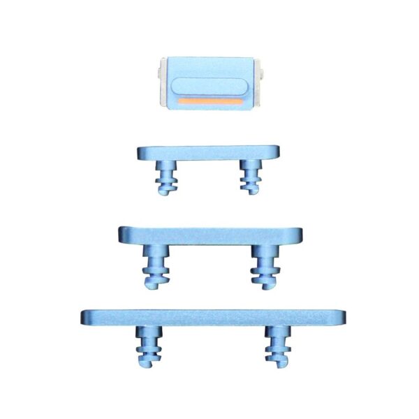 Power / Volume / Mute Button Set for the iPhone 13 (Blue)