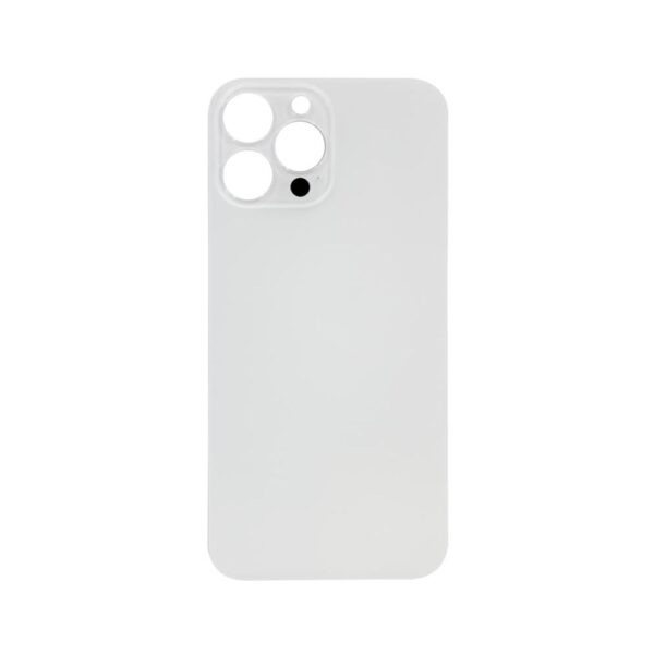 Glass Back Cover for iPhone 13 Pro Max (No Logo) (Silver)