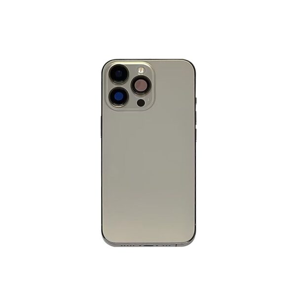 Back Housing w/ small parts for iPhone 13 Pro (No Logo) (US version) (Gold)