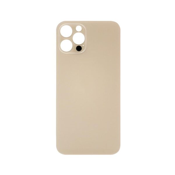 Glass Back Cover for iPhone 12 Pro (No Logo) (Gold)