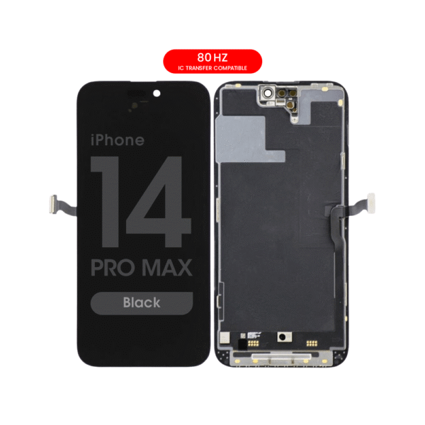 LCD Screen and Digitizer Assembly for iPhone 14 Pro Max (IC Swappable) (Black)