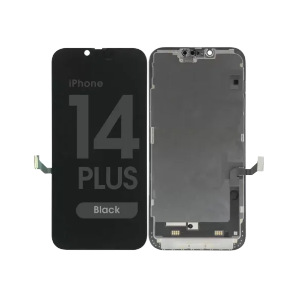 LCD Screen and Digitizer Assembly for iPhone 14 Plus (Large Notch) (Black)