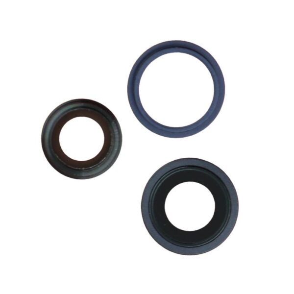 Premium - Rear Camera Lens w/ Rings for iPhone 13 (Real Sapphire) (Midnight)