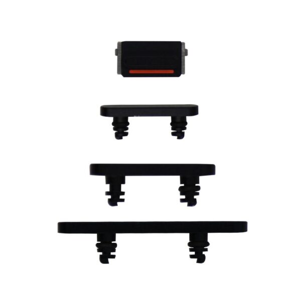 Power / Volume / Mute Button Set for the iPhone 13 (Midnight)