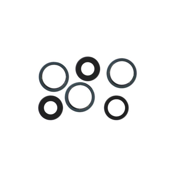 Premium - Rear Camera Lens w/ Rings for iPhone 12 Pro (Pacific Blue)