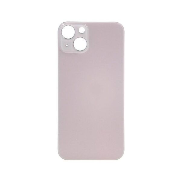 Glass Back Cover for iPhone 13 (No Logo) (Pink)