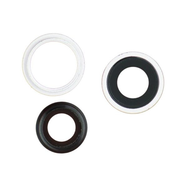 Premium - Rear Camera Lens w/ Rings for iPhone 13 Mini (Real Sapphire) (Pink)