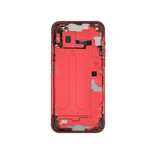 Mid Frame w/ Power Flex / Volume Flex for iPhone 14 Plus (Red)