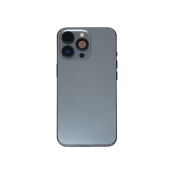 Back Housing w/ small parts for iPhone 13 Pro Max (No Logo) (US version) (Sierra Blue)