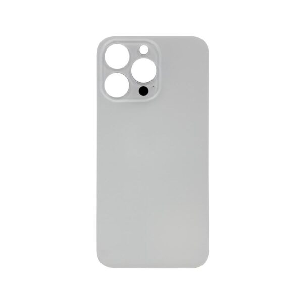 Glass Back Cover for iPhone 13 Pro (No Logo) (Silver)