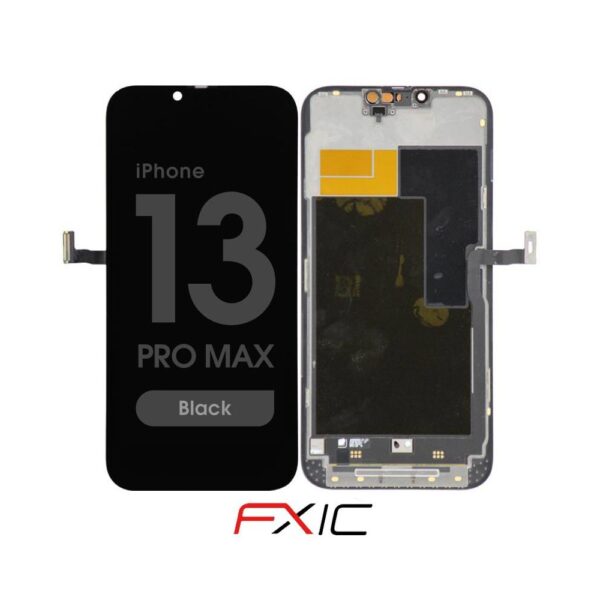Soft OLED 120Hz Screen and Digitizer Assembly for iPhone 13 Pro Max (Black) (IC Swappable)