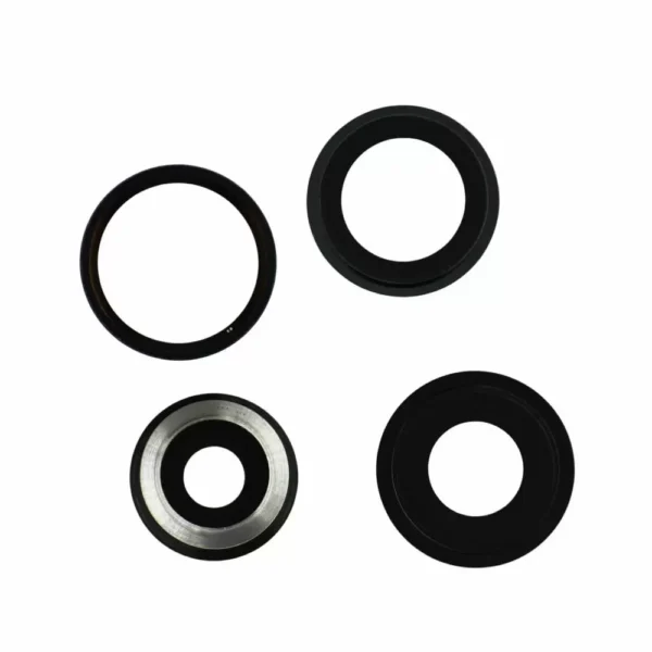 Premium - Rear Camera Lens w/ Rings for iPhone 14 Pro (Space Black)