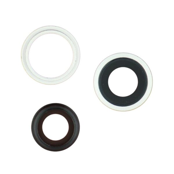 Rear Camera Lens w/ Rings for iPhone 13 Mini (Starlight)