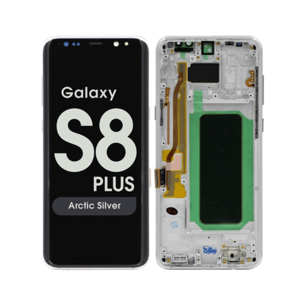 OLED Screen and Digitizer Assembly w/ Frame for Samsung Galaxy S8 Plus (G955) (Arctic Silver)