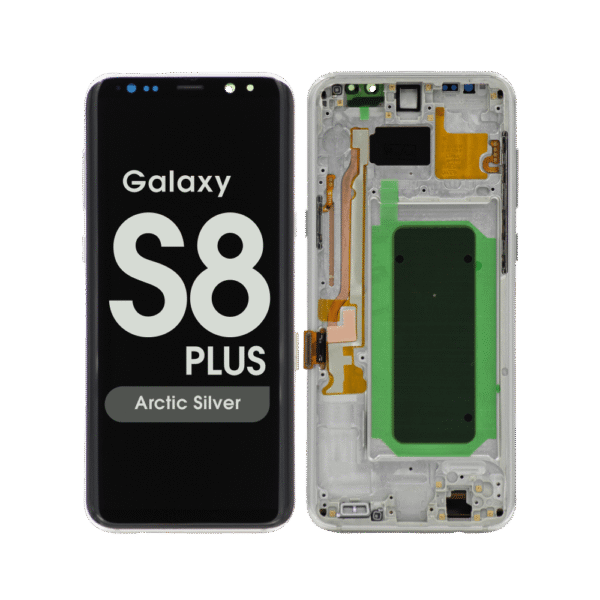 OLED Screen and Digitizer Assembly w/ Frame for Samsung Galaxy S8 Plus (G955) (Arctic Silver)
