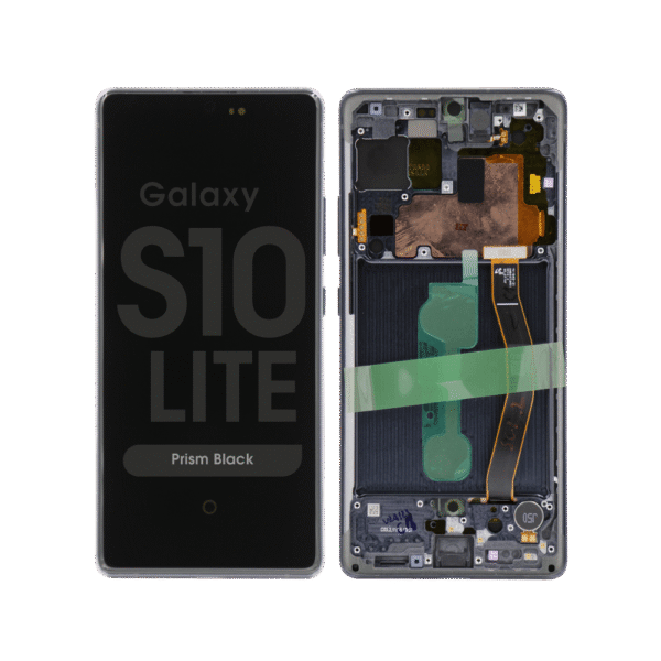 OLED Screen and Digitizer Assembly w/ Frame for Samsung Galaxy S10 Lite (G770) (Prism Black)