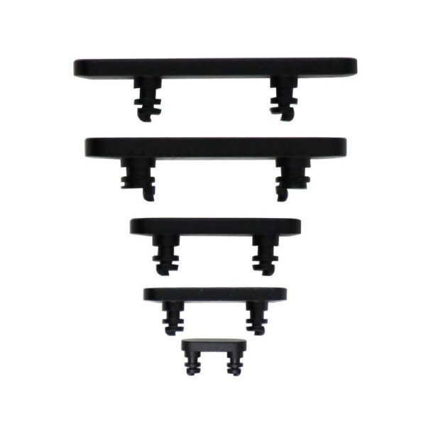 Hard Button Set for iPhone 16 Plus (Sidekey Button / Mute Button / Volume Button) (Black)
