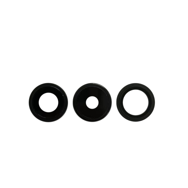 Premium - Rear Camera Lens w/ Rings for iPhone 15 Pro (Black Titanium)