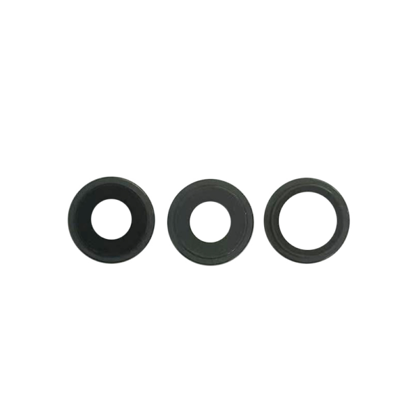 Premium - Rear Camera Lens w/ Rings for iPhone 15 Pro Max (Black Titanium)