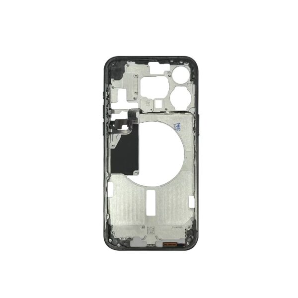 Mid Frame w/ Power Flex / Volume Flex for iPhone 15 Pro Max (US Version) (Black Titanium)