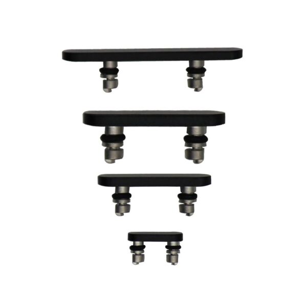 Hard Button Set for iPhone 16 Pro (Sidekey Button / Mute Button / Volume Button) (Black Titanium)