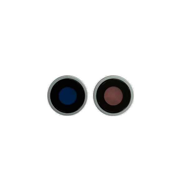 Premium - Rear Camera Lens w/ Rings for iPhone 15 (Blue)