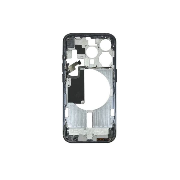 Mid Frame w/ Power Flex / Volume Flex for iPhone 15 Pro (US Version) (Blue Titanium)