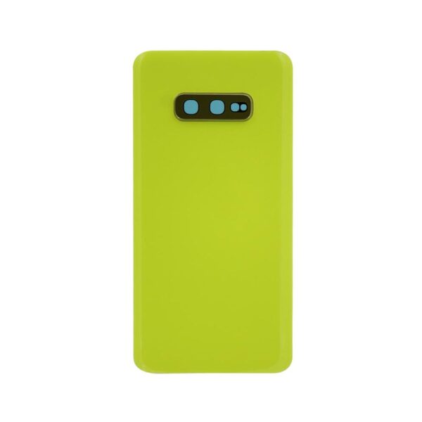 Back Cover w/ Adhesive / Camera Lens for Samsung Galaxy S10e (G970) (No Logo) (Canary Yellow)