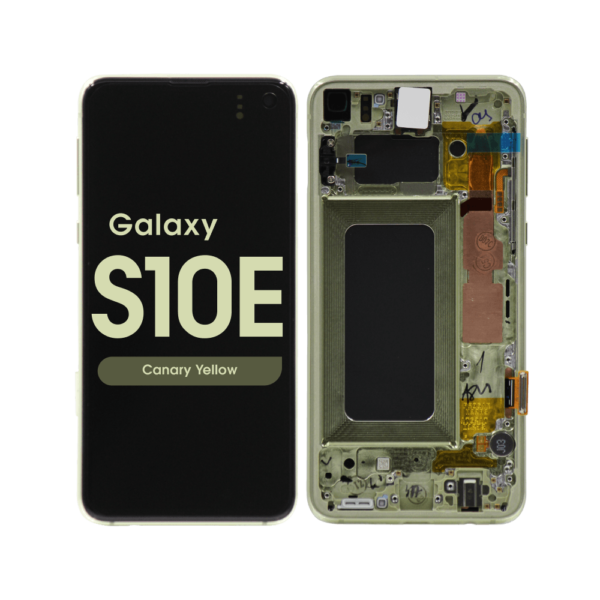 OLED Screen and Digitizer Assembly w/ Frame for Samsung Galaxy S10e (G970) (Canary Yellow)