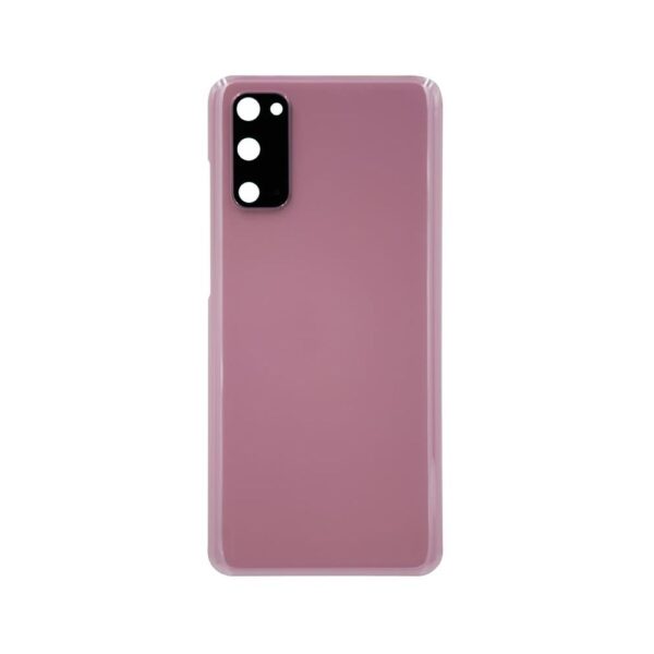 Back Cover w/ Adhesive / Camera Lens for Samsung Galaxy S20 (G980) (No Logo) (Cloud Pink)