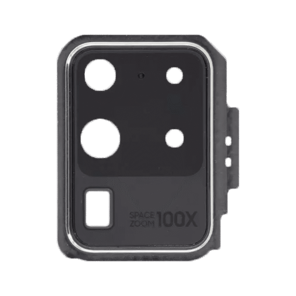 Rear Camera Lens and Cover Bezel Ring w/ Adhesive for Samsung Galaxy S20 Ultra (G988) (Cloud White)