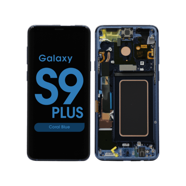 OLED Screen and Digitizer Assembly w/ Frame for Samsung Galaxy S9 Plus (G965) (Coral Blue)