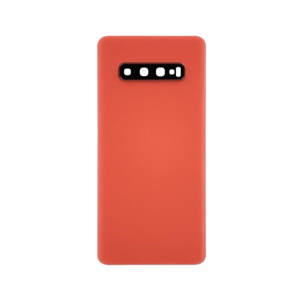 Back Cover w/ Adhesive / Camera Lens for Samsung Galaxy S10 Plus (G975) (No Logo) (Flamingo Pink)