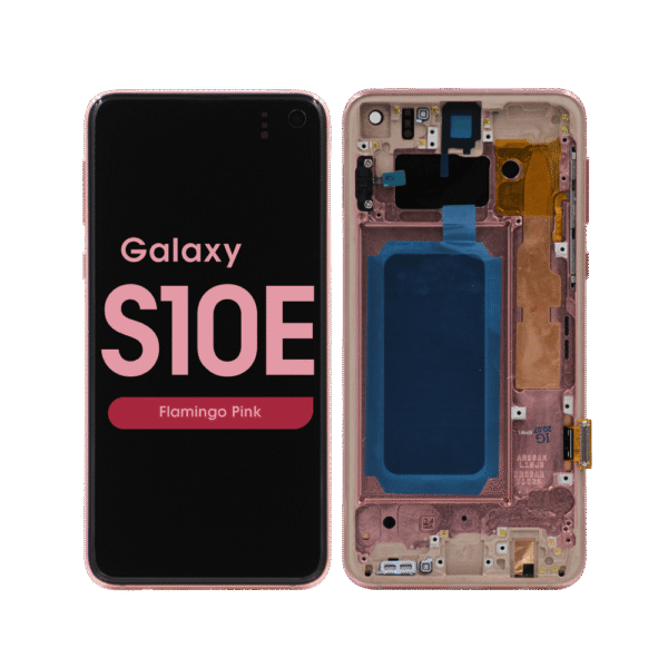 OLED Screen and Digitizer Assembly w/ Frame for Samsung Galaxy S10e (G970) (Flamingo Pink)