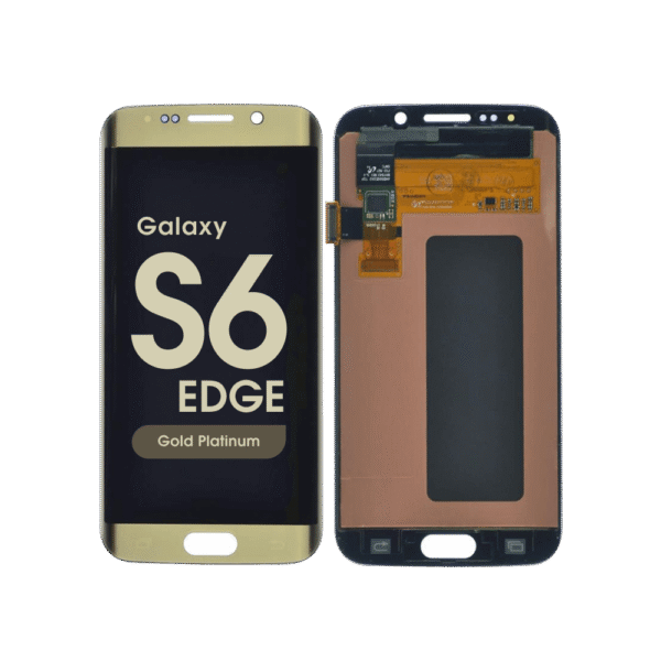 OLED Screen and Digitizer Assembly for Samsung Galaxy S6 Edge (G925) (No Frame) (Gold Platinum)