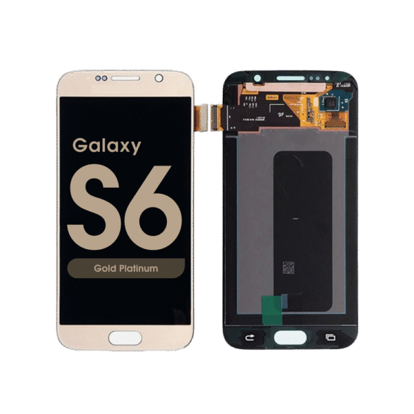 OLED Screen and Digitizer Assembly for Samsung Galaxy S6 (G920) (No Frame) (Gold Platinum)